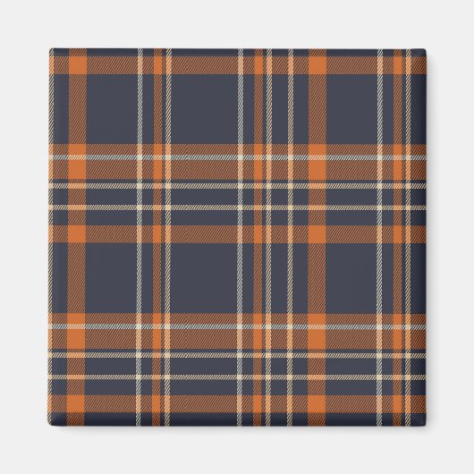 クリスマス素朴/冬季プレイド マグネット (正面)