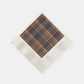 クリスマス素朴/冬季プレイド 縁ありカクテルナプキン (角)