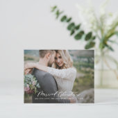クリスマス結婚したのエレガント植物写真の新刊 シーズンポストカード (スタンド正面)