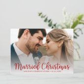 クリスマス結婚したの写真 シーズンカード (スタンド正面)