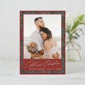 クリスマス結婚したの新婚旅行 案内状 (スタンド正面)