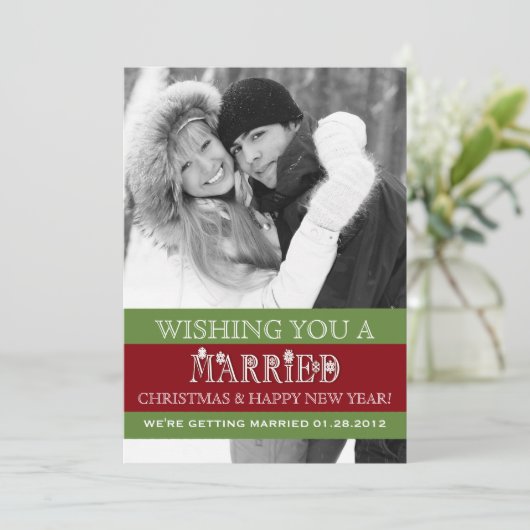 クリスマス結婚したの発表 シーズンカード (スタンド正面)