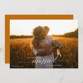 クリスマス結婚したを少し過ごす シーズンカード (正面/裏面)