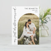 クリスマス結婚したフォトア数々のーチクリスマスクリスマス シーズンカード (スタンド正面)