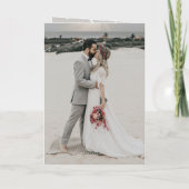 クリスマス結婚した初のミスター&ミセス結婚ズ シーズンカード (裏面)