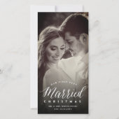 クリスマス結婚した初のミスター&ミセス結婚ズ シーズンカード (正面)