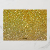 クリスマス結婚した初のミスター&ミセス結婚ズ 箔招待状 (裏面)