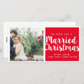 クリスマス結婚した |クリスマス シーズンカード (正面/裏面)