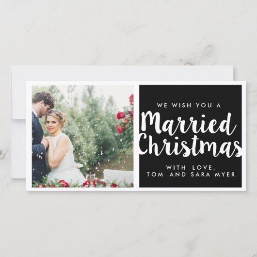 クリスマス結婚した |クリスマス シーズンカード (正面)