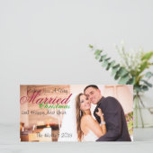 クリスマス結婚した シーズンカード (スタンド正面)