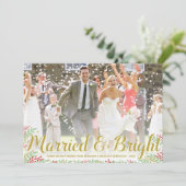 クリスマス結婚した |ニューリーウェッズホリデーカード シーズンカード (スタンド正面)