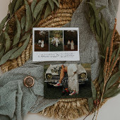 クリスマス結婚した | 新婚ファースト・ホリデー写真 シーズンカード