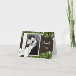 クリスマス結婚に感謝 サンキューカード