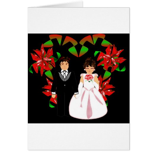 クリスマス結婚のカップルのカスタマイズ (正面)