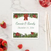 クリスマス結婚のナプキン スタンダードカクテルナプキン (インサイチュ)