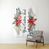 クリスマス結婚のバックドロップ、ホリデーフォトブースT タペストリー (インサイチュ)