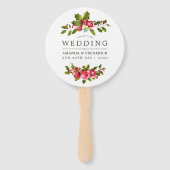 クリスマス結婚のフローラホリー水の色の好意 ハンドファン (正面)