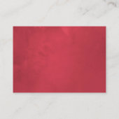 クリスマス結婚のフローラHolly宿泊 エンクロージャーカード (裏面)