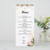 クリスマス結婚のブライダルシャワーメニュー メニュー (スタンド正面)