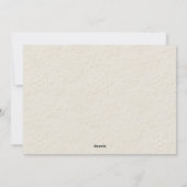 クリスマス結婚の写真の新し結婚したいカップル シーズンカード (裏面)