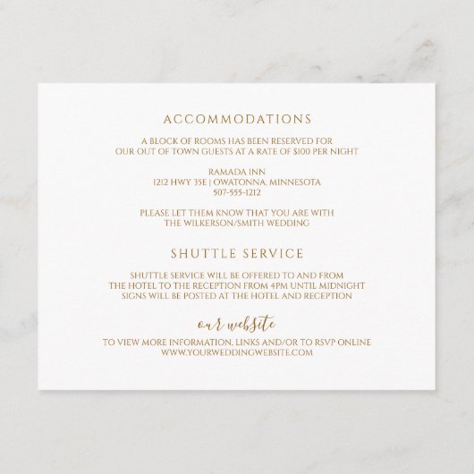 クリスマス結婚の冬のエレガントモダン詳細 エンクロージャーカード (裏面)