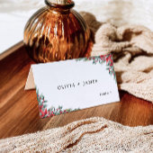 クリスマス結婚の座席表テンプレート エンクロージャーカード