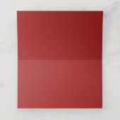 クリスマス結婚の座席表水彩緑 プレイスカード (内部開封)