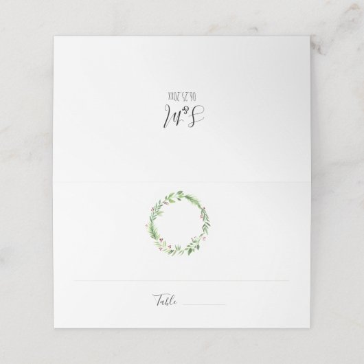 クリスマス結婚の座席表、エスコートカード プレイスカード (外部開封)