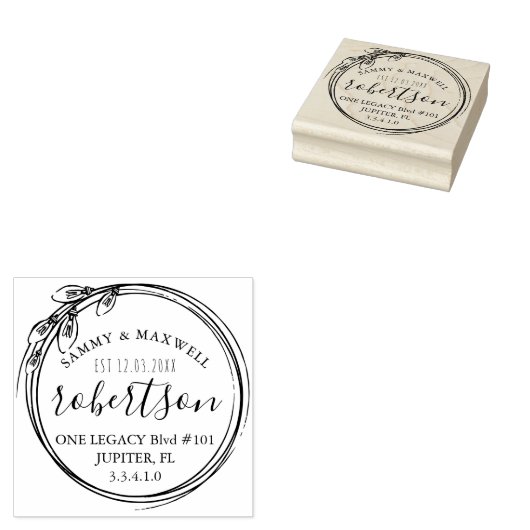 クリスマス結婚の文房具切手 ラバースタンプ (押印)