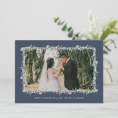 クリスマス結婚の発表写真カード シーズンカード (スタンド正面)