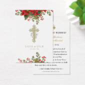 クリスマス結婚の祈りの言葉追悼の聖札 (デスク)