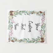 クリスマス結婚の背景、披露宴フォトブース タペストリー (正面(横))