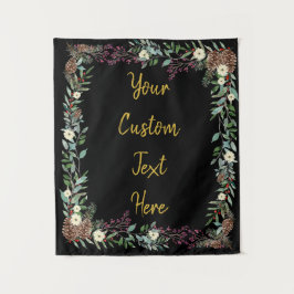 クリスマス結婚の背景、披露宴フォトブース タペストリー