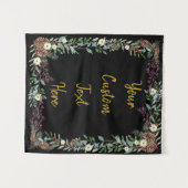 クリスマス結婚の背景、披露宴フォトブース タペストリー (正面(横))