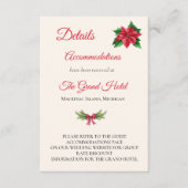 クリスマス結婚の詳細エンクロージャカード エンクロージャーカード (正面)