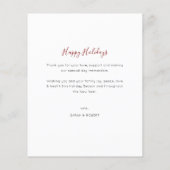 クリスマス結婚の願い (裏面)