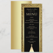 クリスマス結婚の メニュー (正面/裏面)