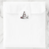 クリスマス結婚の ラウンドシール (バッグ)