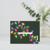 クリスマス結婚の 出欠カード (スタンド正面)