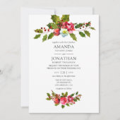 クリスマス結婚の 招待状 (正面)