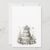 クリスマス結婚の 招待状 (裏面)