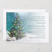 クリスマス結婚の 招待状 (正面/裏面)