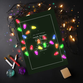 クリスマス結婚の 招待状