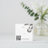 クリスマス結婚のQRコード エンクロージャーカード (スタンド正面)
