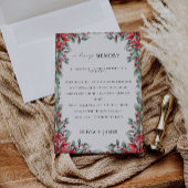 クリスマス結婚は思い出のサインを愛している。 招待状