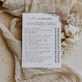 クリスマス結婚シューゲームテンプレート。 招待状