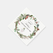 クリスマス結婚シーズン スタンダードカクテルナプキン (角)