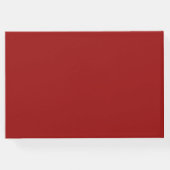 クリスマス結婚ズゲストブックウォーターカラーボタニカル ゲストブック (裏面)