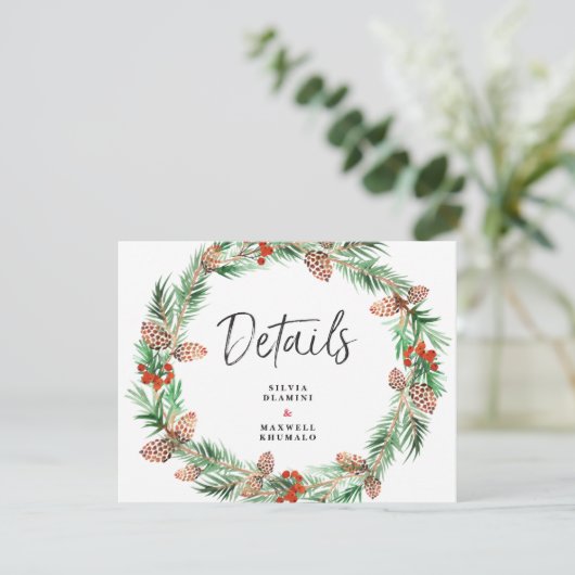 クリスマス結婚ズゲスト詳細エンクロージャ エンクロージャーカード (スタンド正面)