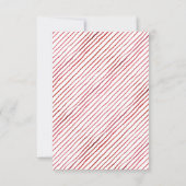 クリスマス結婚ズ| Watercolor RSVP （Meal Choice付き） (裏面)